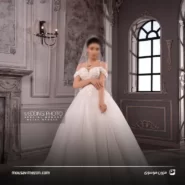 لباس عروس مدل اروپایی ساده شارونا