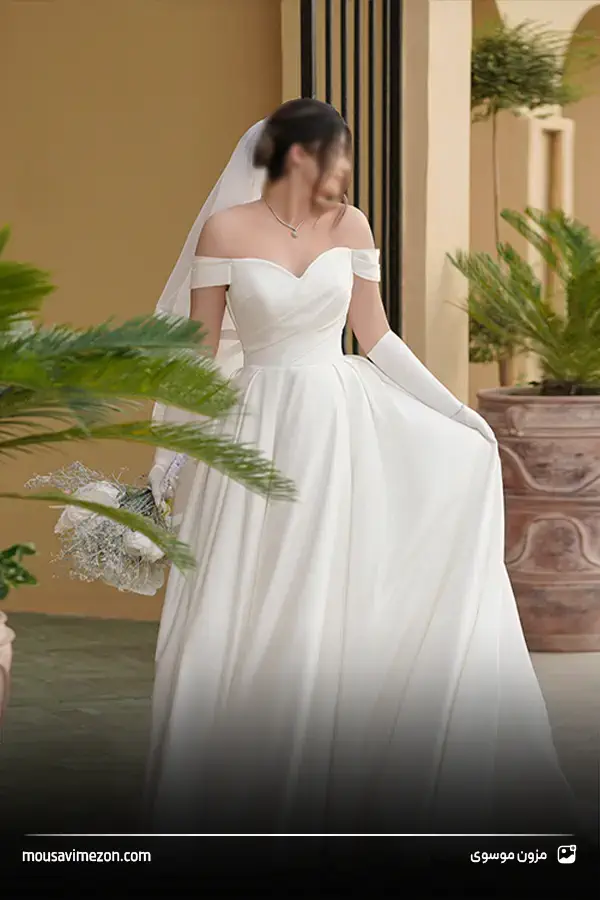 لباس عروس اروپایی ای لاین