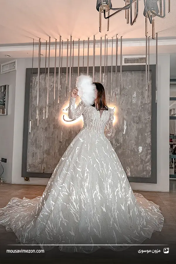 مدل لباس عروس شاین بلک لایت