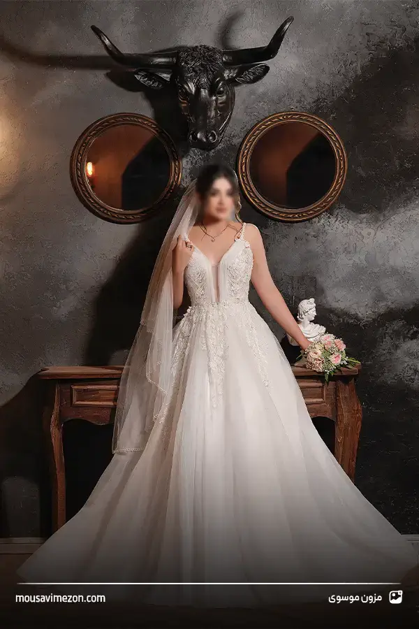 لباس عروس جدید ۱۴۰۲ مدل آی‌ لاین