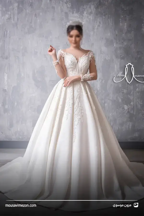 مدل لباس عروس جدید پرنسسی