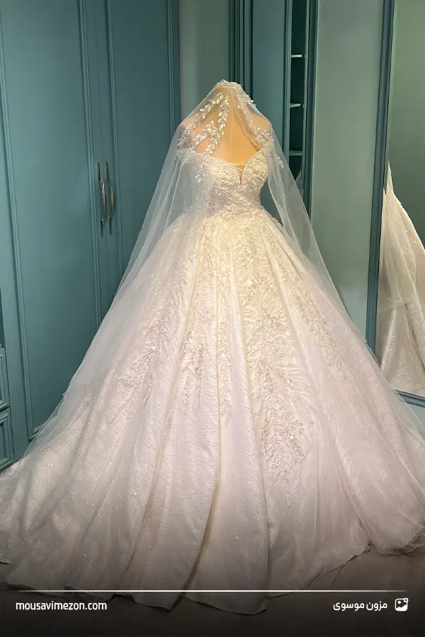 مدل لباس عروس پرنسسی 