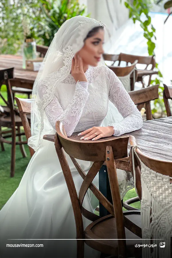 لباس عروس دانتل فرانسه